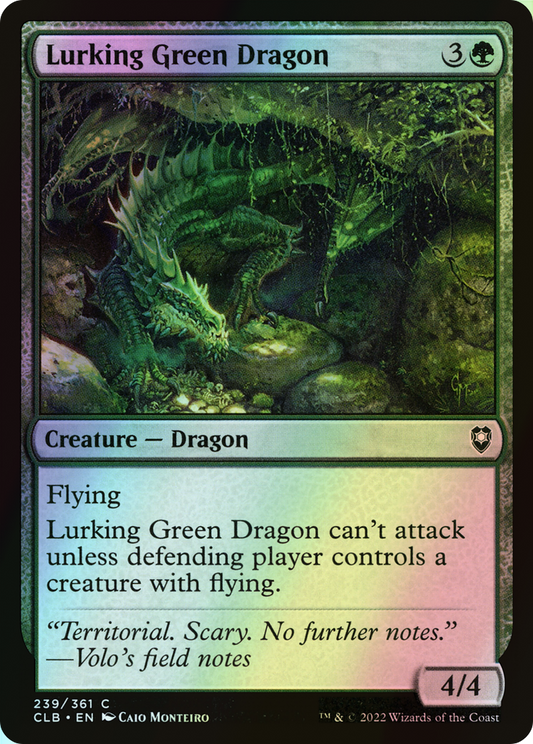 Lurking Green Dragon (CLB) #239 [EN/F]