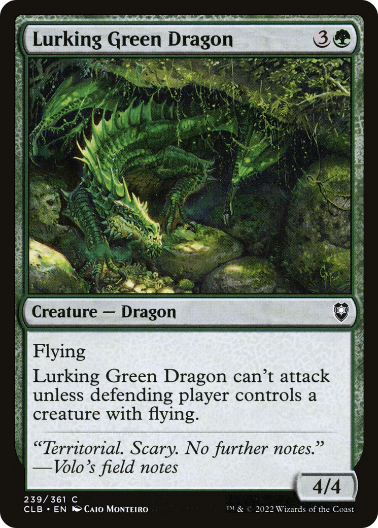 Lurking Green Dragon (CLB) #239 [EN/N]