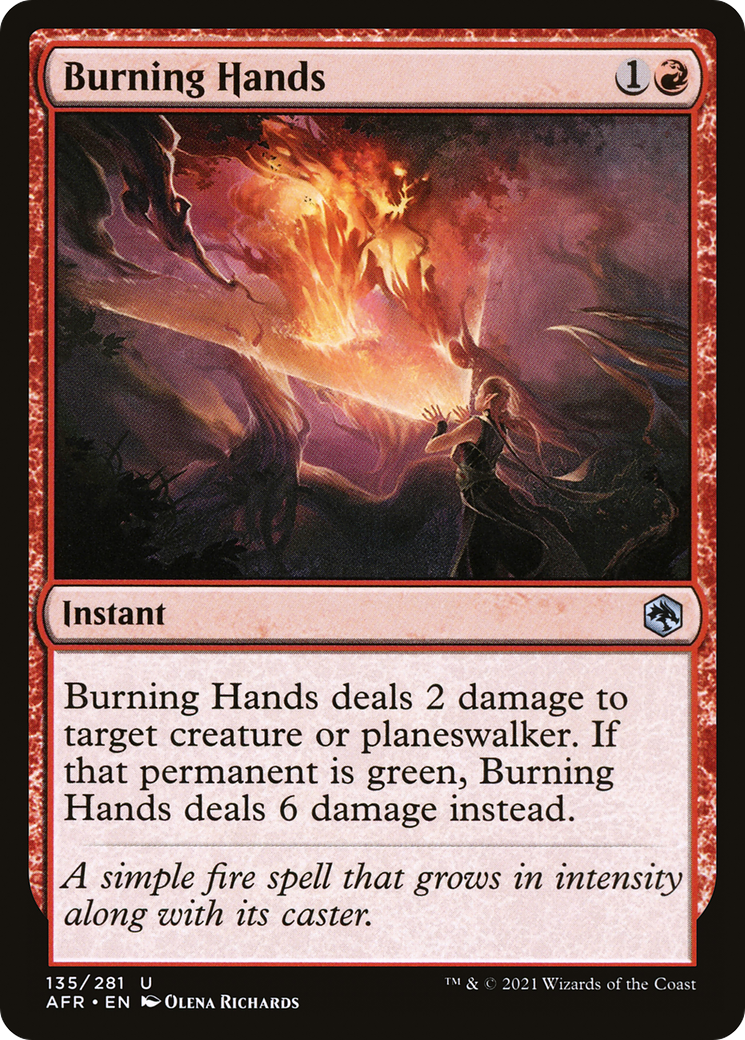 Burning Hands (AFR) #135 [EN/N]