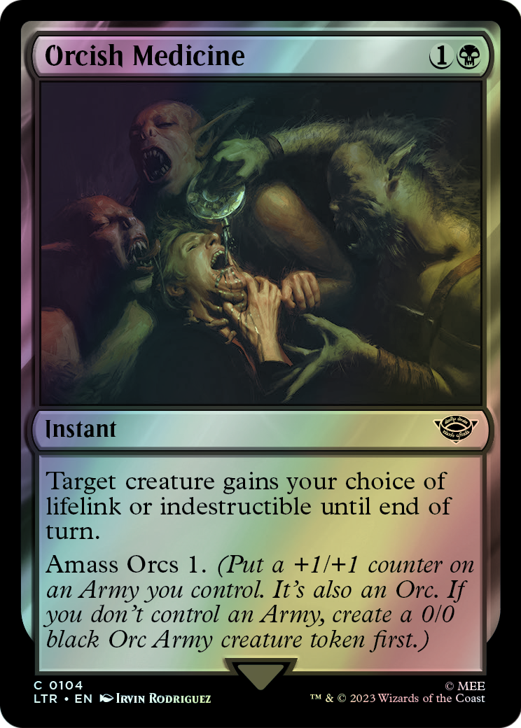 Orcish Medicine (LTR) #104 [EN/F] s/o