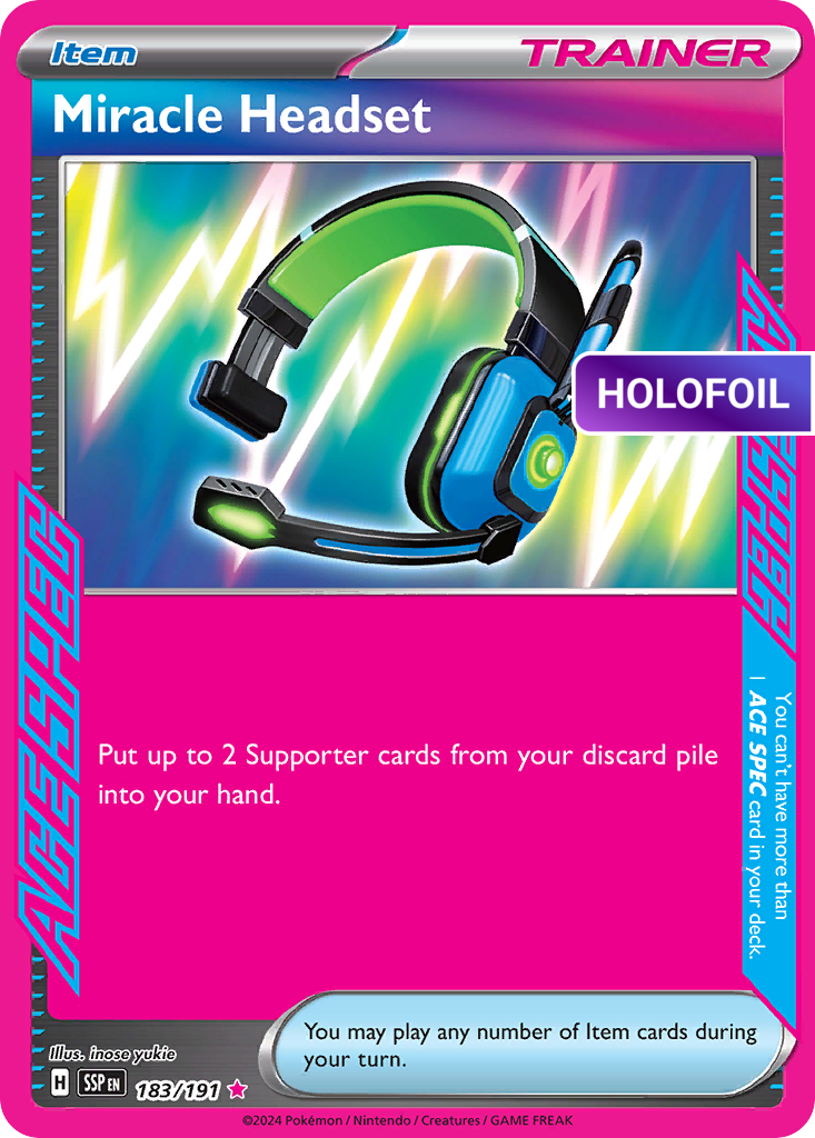 Miracle Headset (SSP) #183 [EN/H] s/o