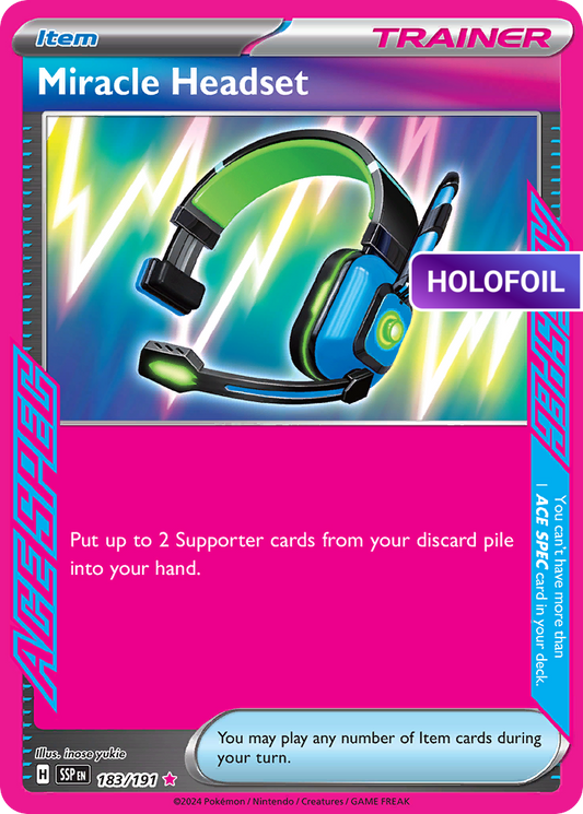 Miracle Headset (SSP) #183 [EN/H] s/o