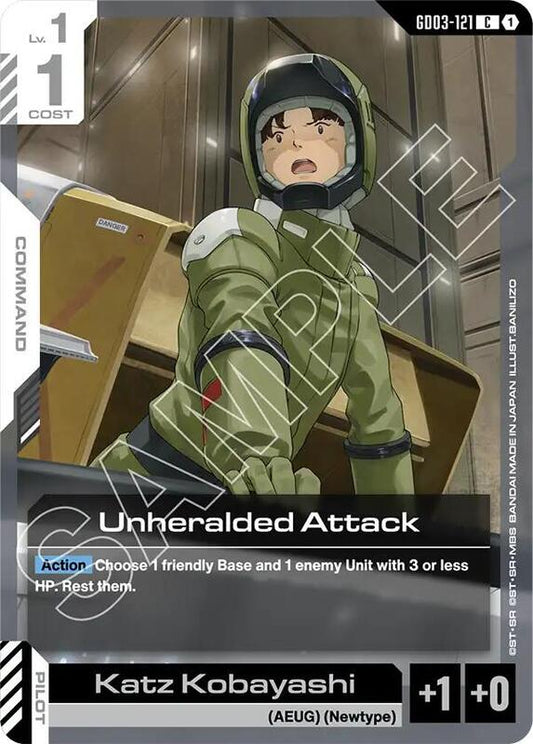 Unheralded Attack (GD03) #GD03-121 [JA/N]
