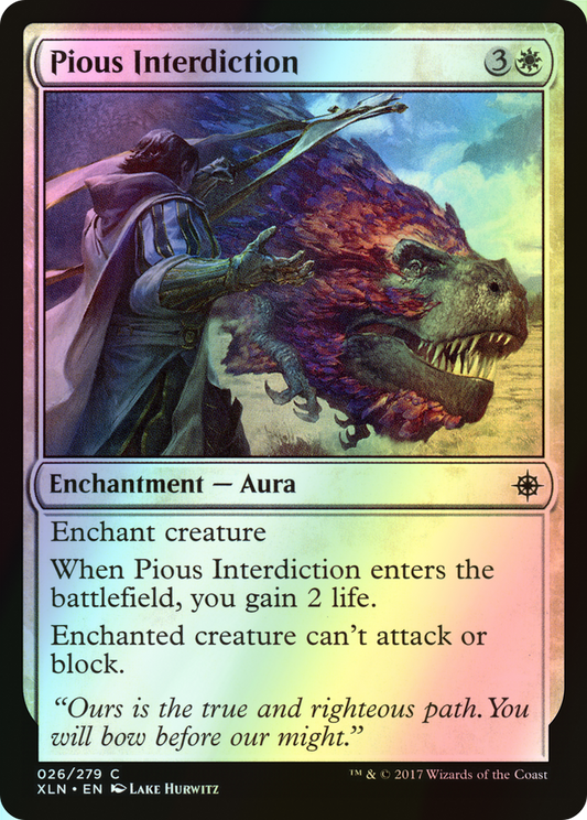 Pious Interdiction (XLN) #26 [EN/F]