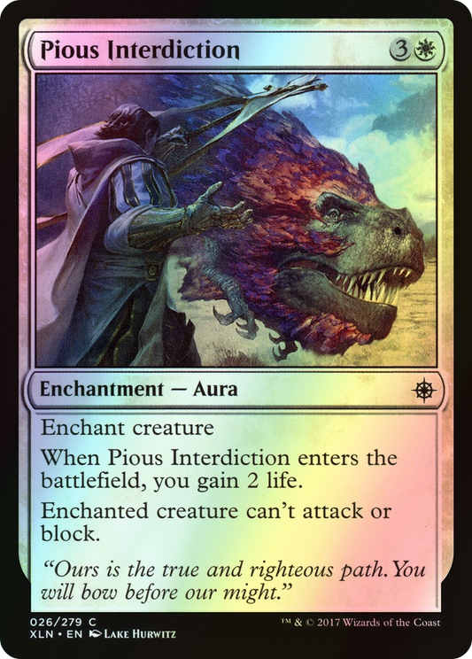 Pious Interdiction (XLN) #26 [EN/F]