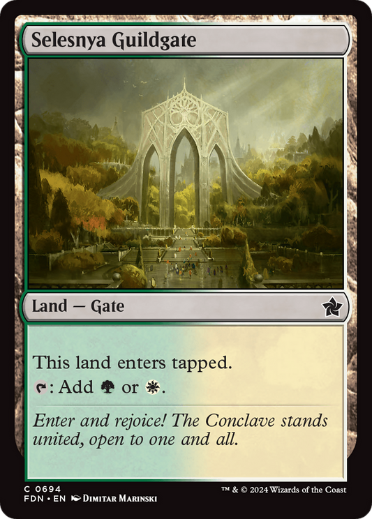 Selesnya Guildgate (FDN) #694 [EN/N] s/o