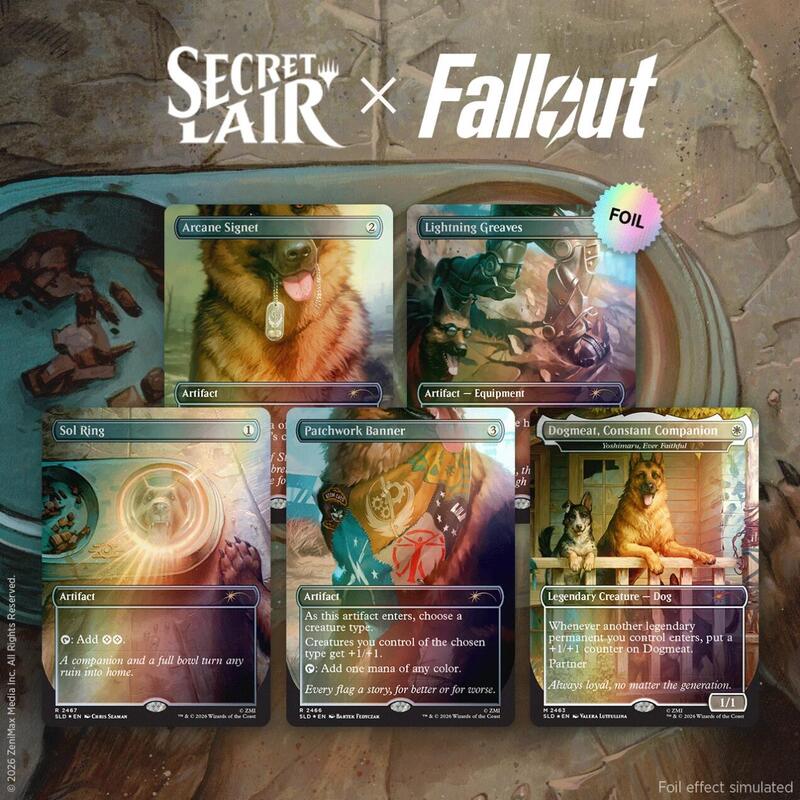 Secret Lair Drop: Secret Lair Drop: Secret Lair x Fallout: Greet the Dog - Traditional Foil Edition (SLD) [EN]
