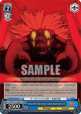 Fusion With Turbo Granny! Location-Bound Spirit Crab (DDD) #DDD/S118-E095 [EN]