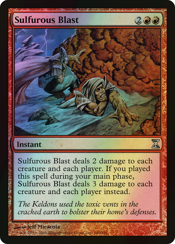 Sulfurous Blast (TSP) #180 [EN/F] s/o