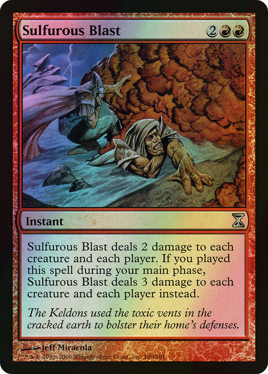 Sulfurous Blast (TSP) #180 [EN/F] s/o