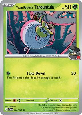 Team Rocket's Tarountula (ASC) #018_V1 [EN/N]