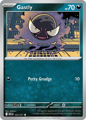Gastly (ASC) #123_V1 [EN/N]