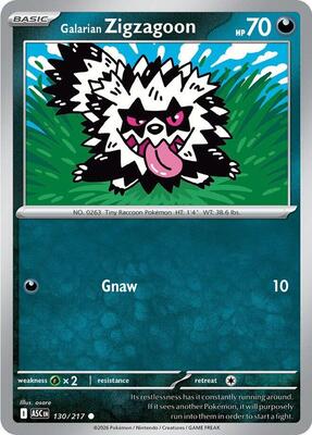 Galarian Zigzagoon (ASC) #130_V1 [EN/N]