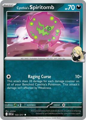 Cynthia's Spiritomb - 133/217 (ASC) #133_V1 [EN/N]