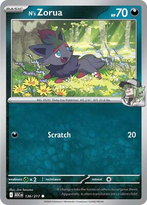 N's Zorua (ASC) #136_V1 [EN/N]