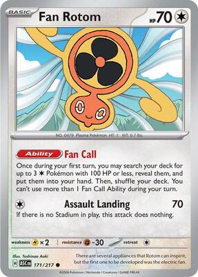 Fan Rotom - 171/217 (ASC) #171_V1 [EN/N]