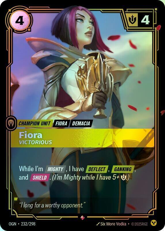 Fiora - Victorious (OGN) #232 [EN/F] s/o