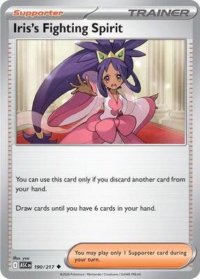 Iris's Fighting Spirit - 190/217 (ASC) #190 [EN/N]