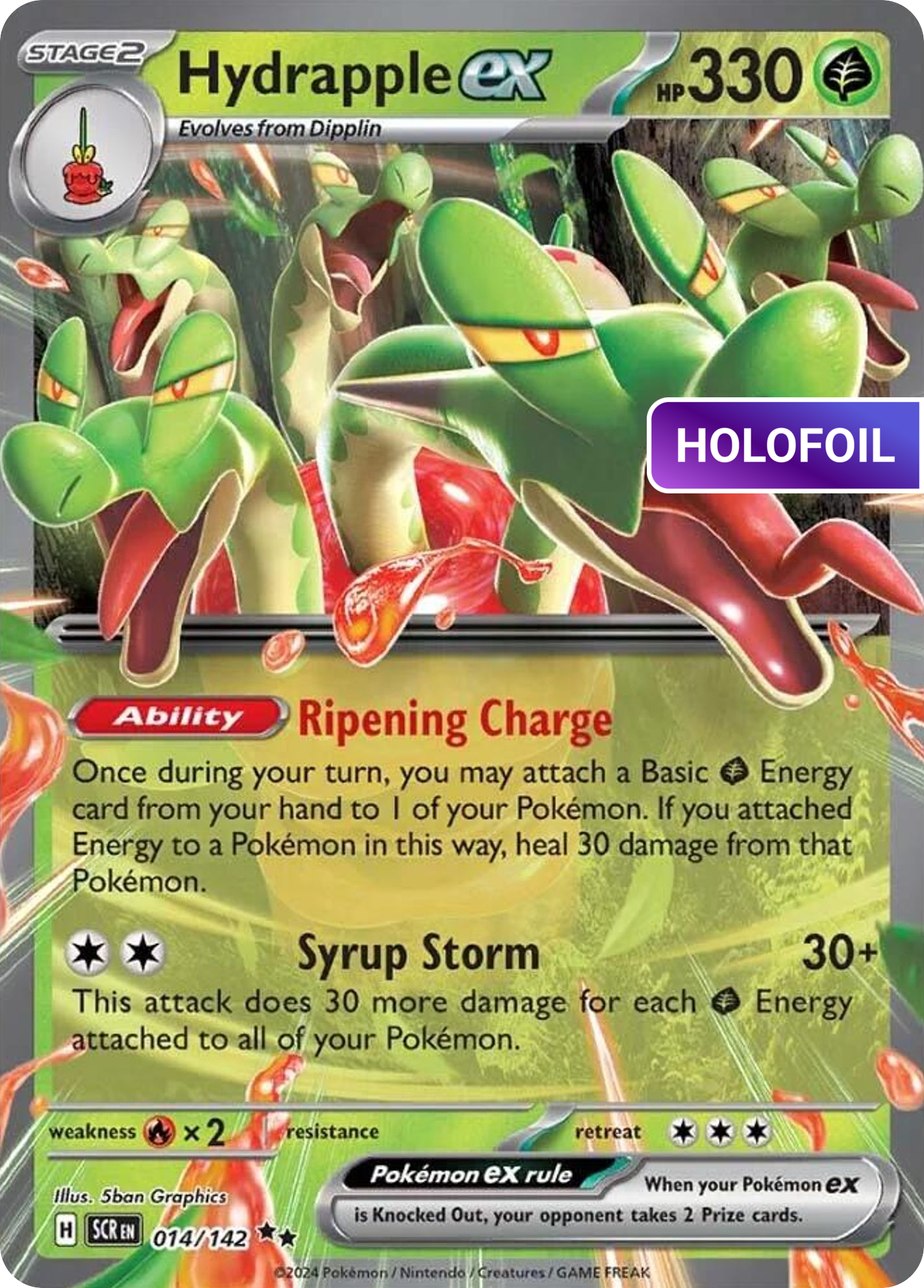 Hydrapple ex (SCR) #14 [EN/H] s/o