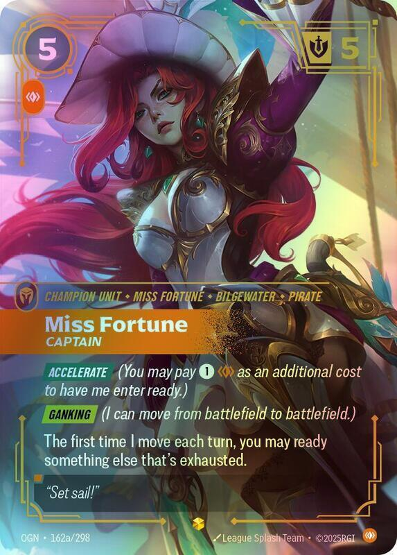 Miss Fortune - Captain (Alternate Art) (OGN) #162a [EN/F] s/o