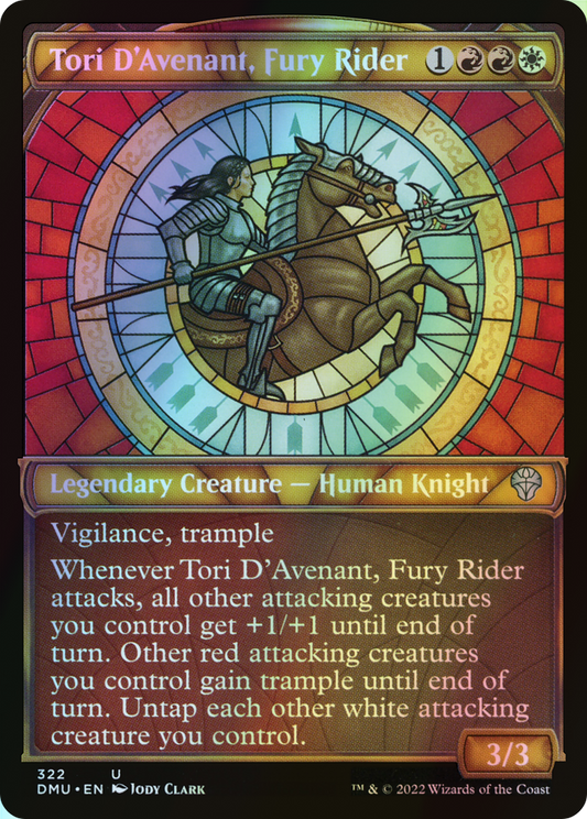 Tori D'Avenant, Fury Rider (DMU) #322 [EN/F] s/o