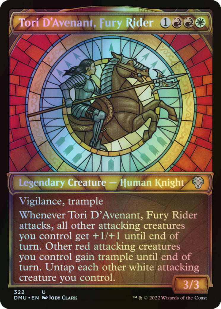 Tori D'Avenant, Fury Rider (DMU) #322 [EN/F] s/o