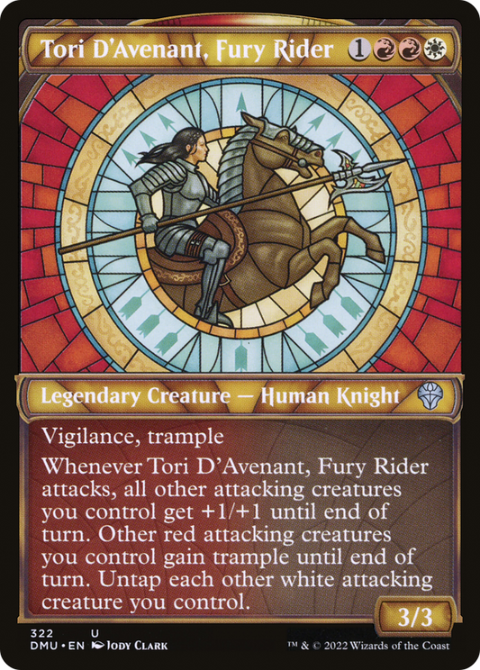 Tori D'Avenant, Fury Rider (DMU) #322 [EN/N]