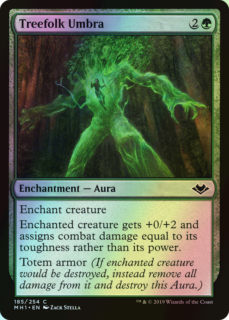 Treefolk Umbra (MH1) #185 [EN/F] s/o