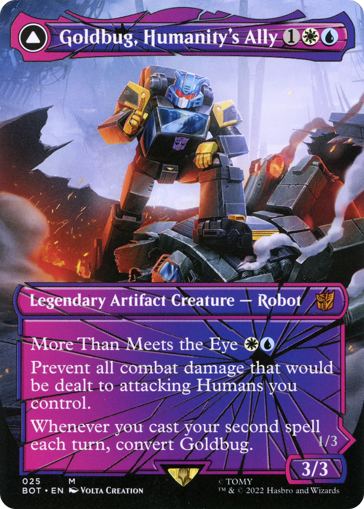 Goldbug, Humanity's Ally // Goldbug, Scrappy Scout (BOT) #25 [EN/N]