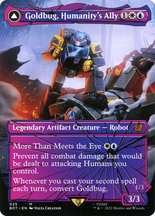 Goldbug, Humanity's Ally // Goldbug, Scrappy Scout (BOT) #25 [EN/N]