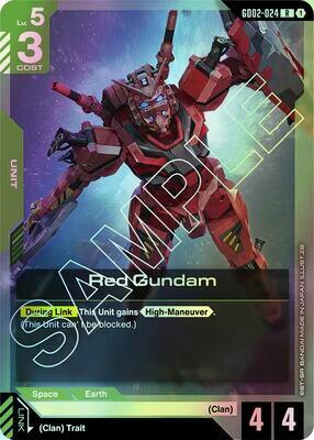 Red Gundam (GD02) #GD02-024 [EN/F] s/o