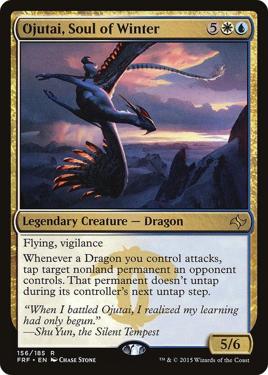 Ojutai, Soul of Winter (FRF) #156 [EN/N]