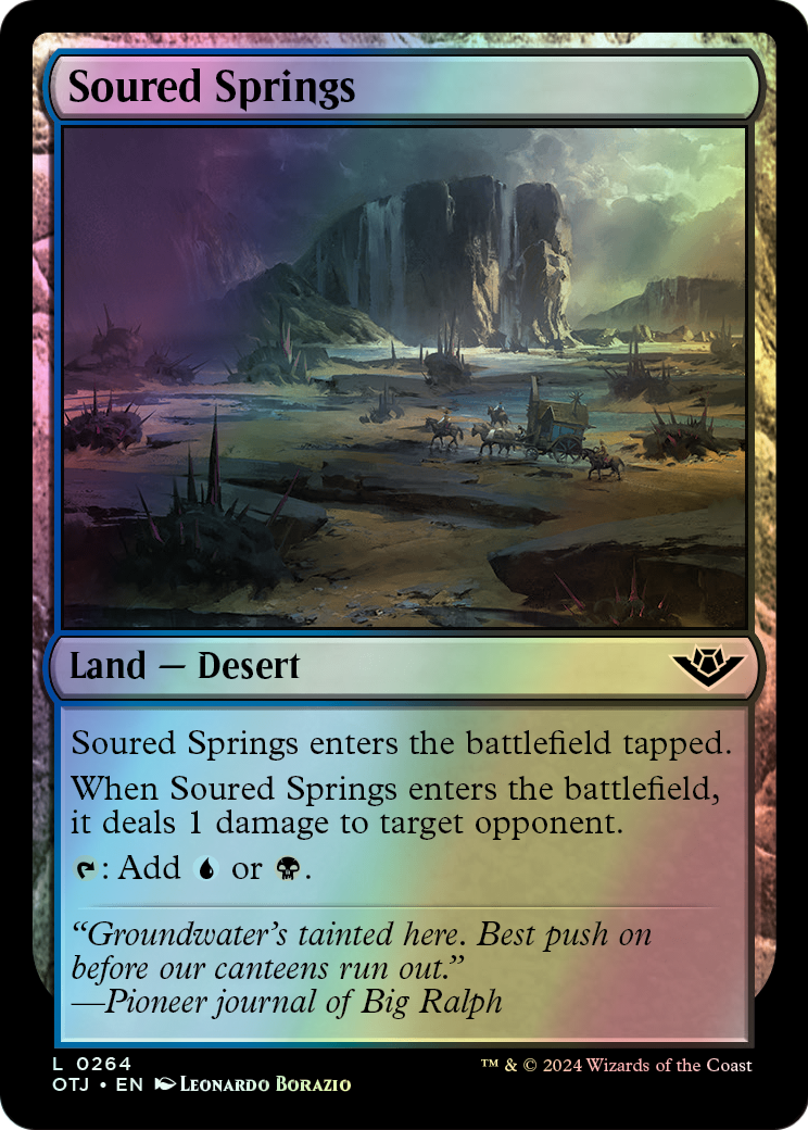 Soured Springs (OTJ) #264 [EN/F] s/o