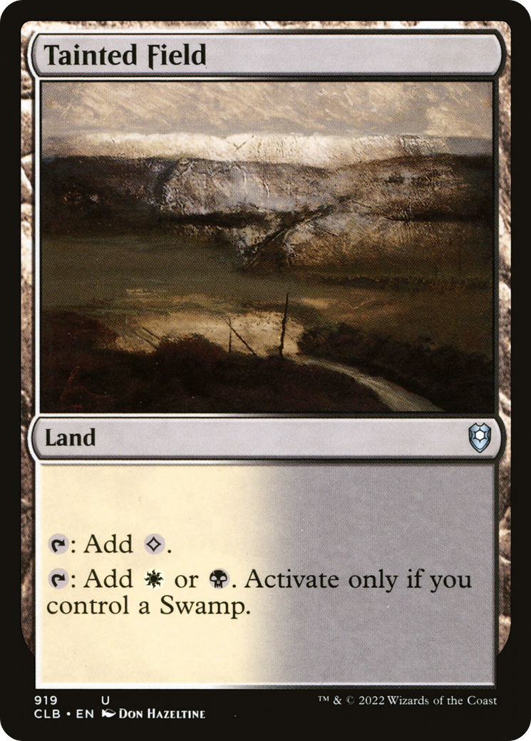 Tainted Field (CLB) #919 [EN/N] s/o