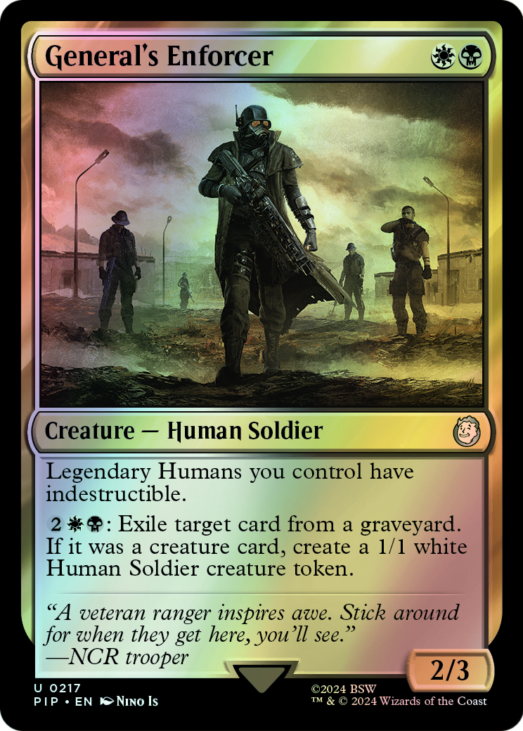 General's Enforcer (PIP) #217 [EN/F] s/o