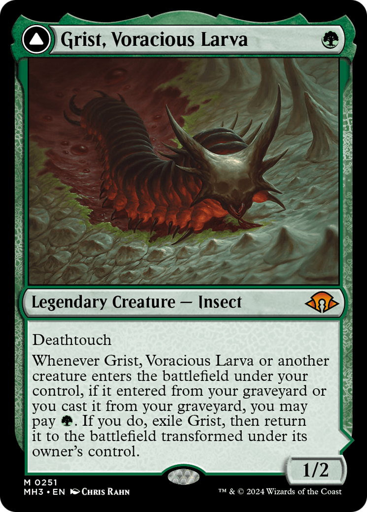 Grist, Voracious Larva // Grist, the Plague Swarm (MH3) #251 [EN/N]