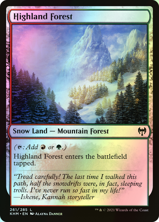 Highland Forest (KHM) #261 [EN/F] s/o