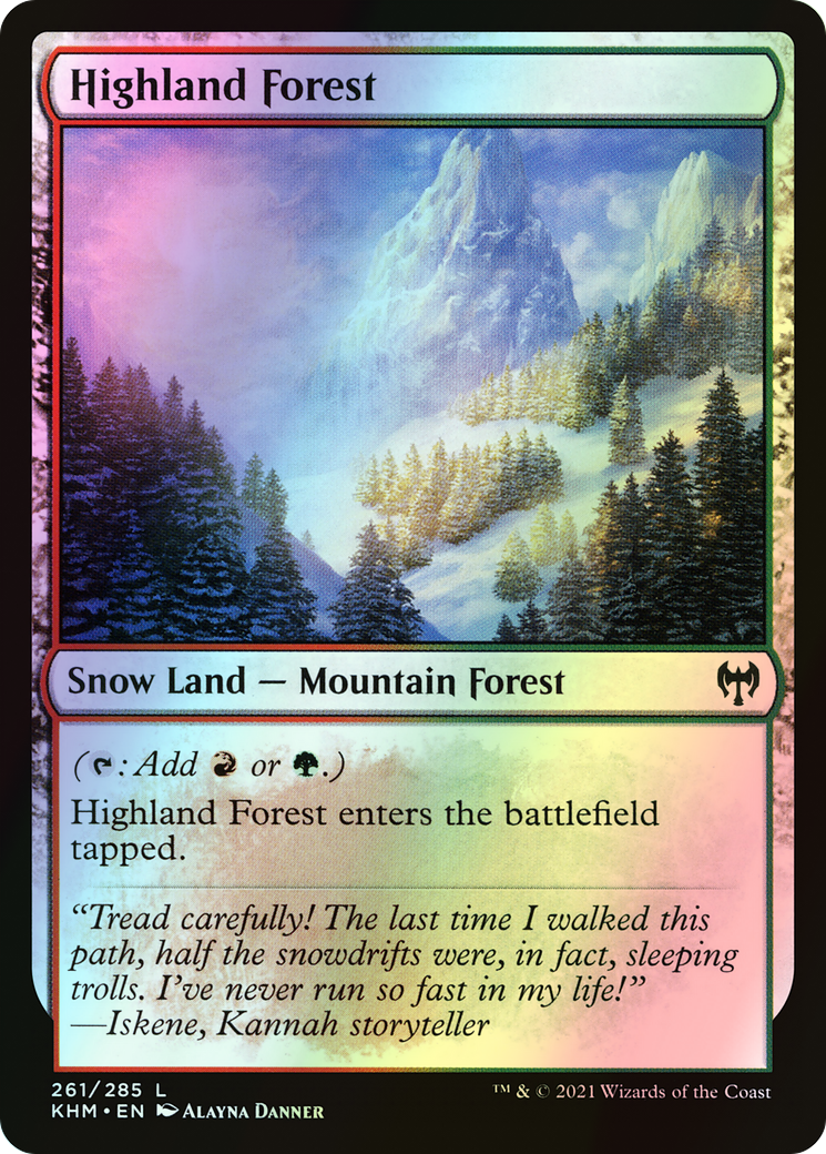 Highland Forest (KHM) #261 [EN/F] s/o