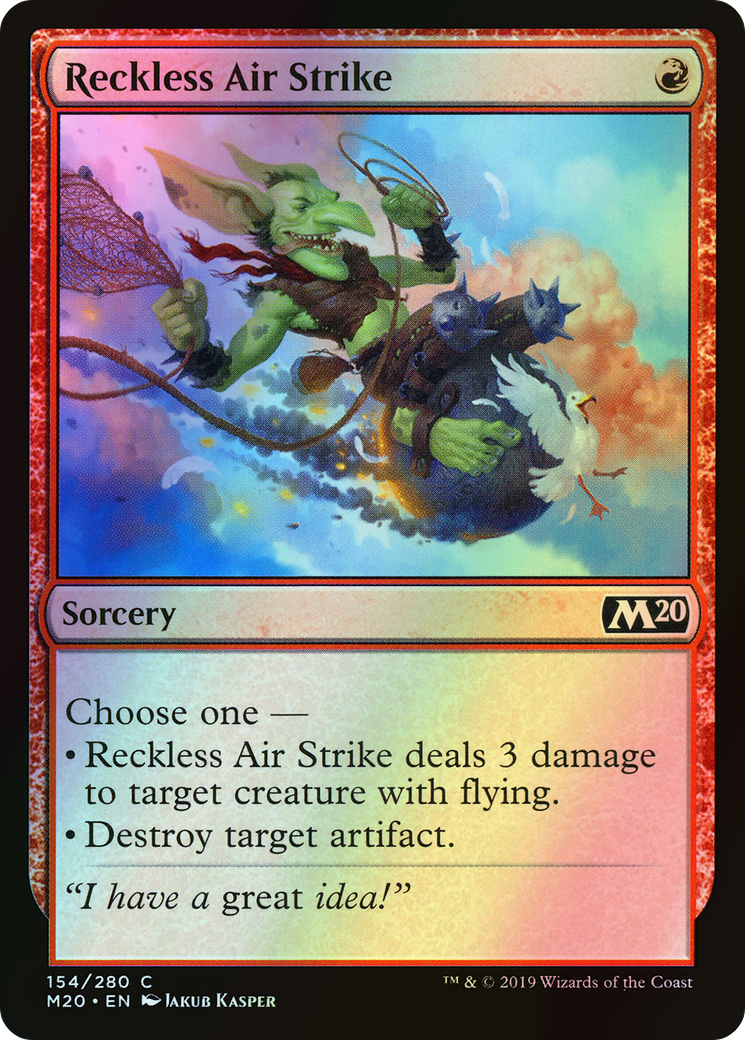 Reckless Air Strike (M20) #154 [EN/F] s/o