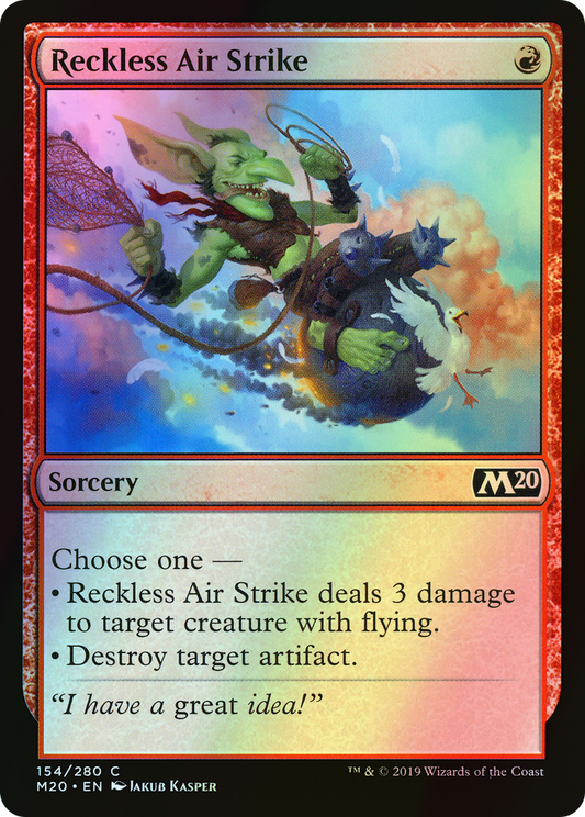 Reckless Air Strike (M20) #154 [EN/F] s/o