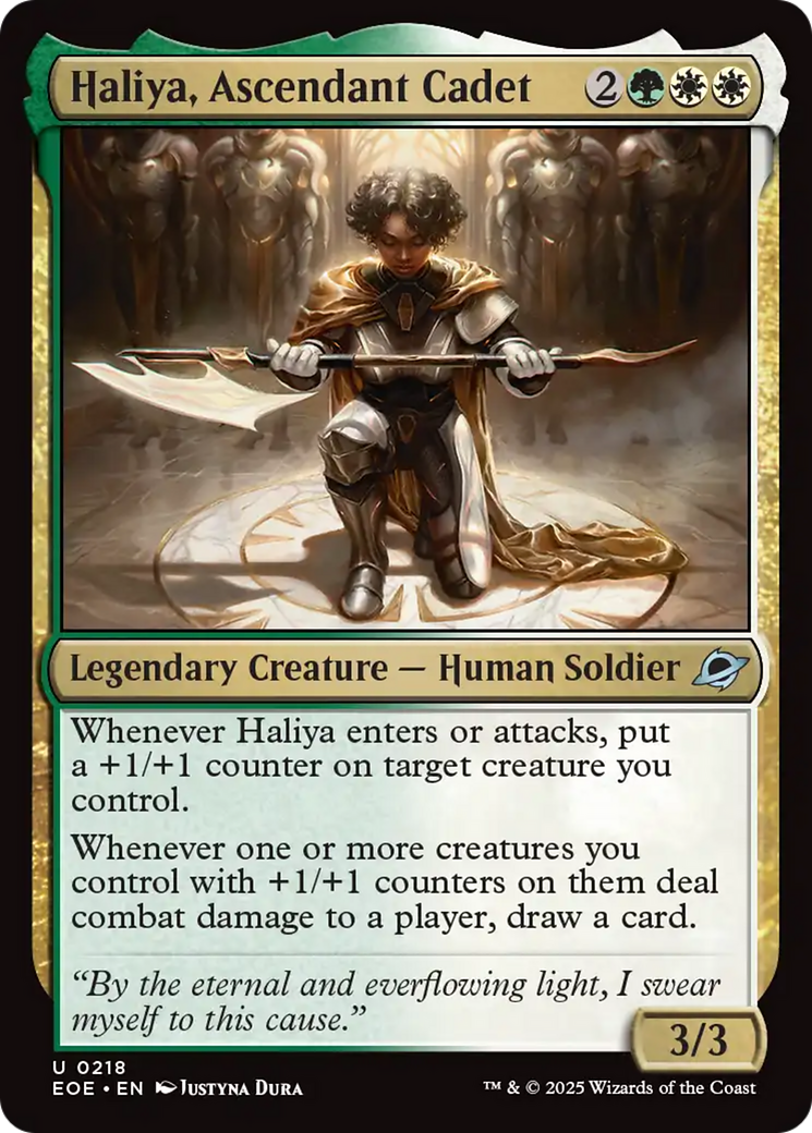 Haliya, Ascendant Cadet (EOE) #218 [EN/N] s/o