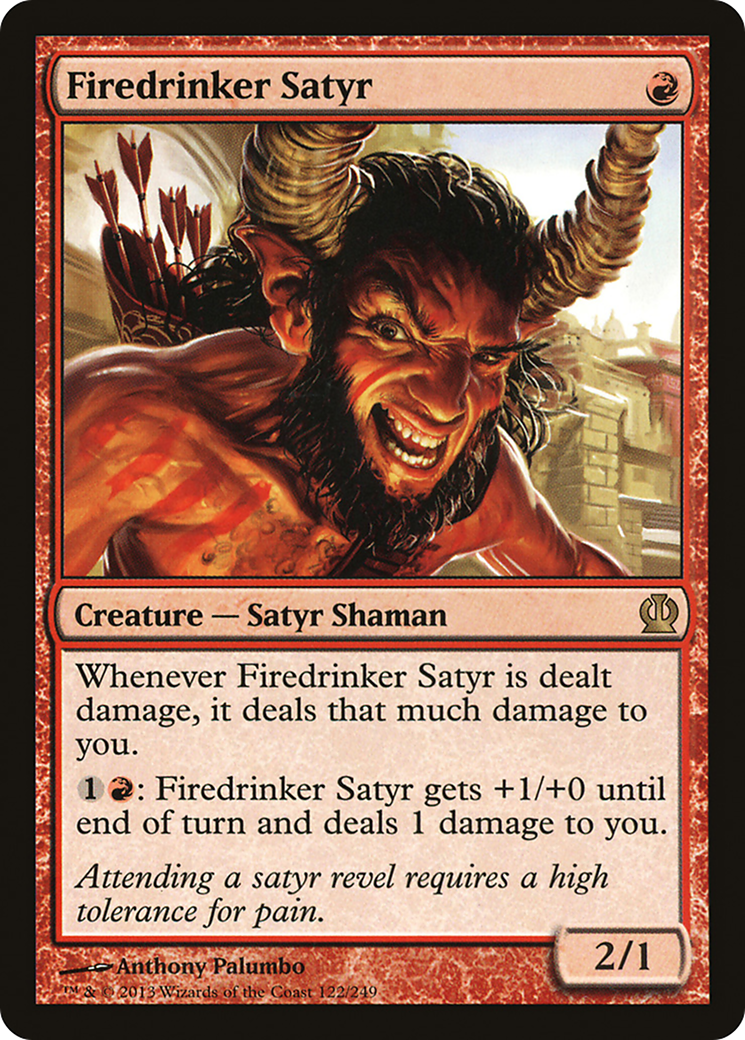 Firedrinker Satyr (THS) #122 [EN/N]