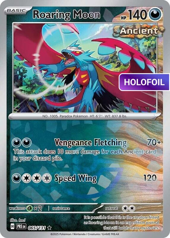 Roaring Moon (Poke Ball Pattern) (PRE) #065_V2 [EN/H]
