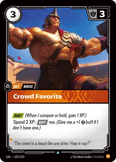 Crowd Favorite (UNL) #102 [EN/N]