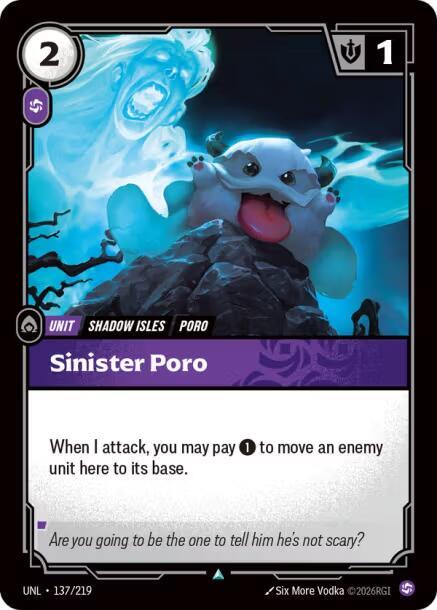 Sinister Poro (UNL) #137 [EN/N]