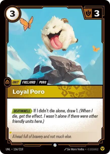 Loyal Poro (UNL) #156 [EN/N]