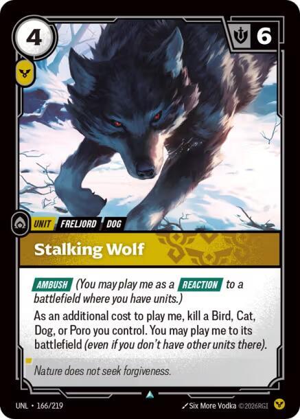 Stalking Wolf (UNL) #166 [EN/N]
