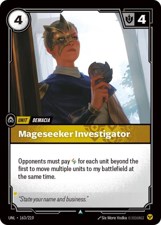 Mageseeker Investigator (UNL) #163 [EN/N]