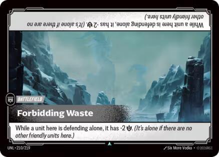 Forbidding Waste (UNL) #210 [EN/N]