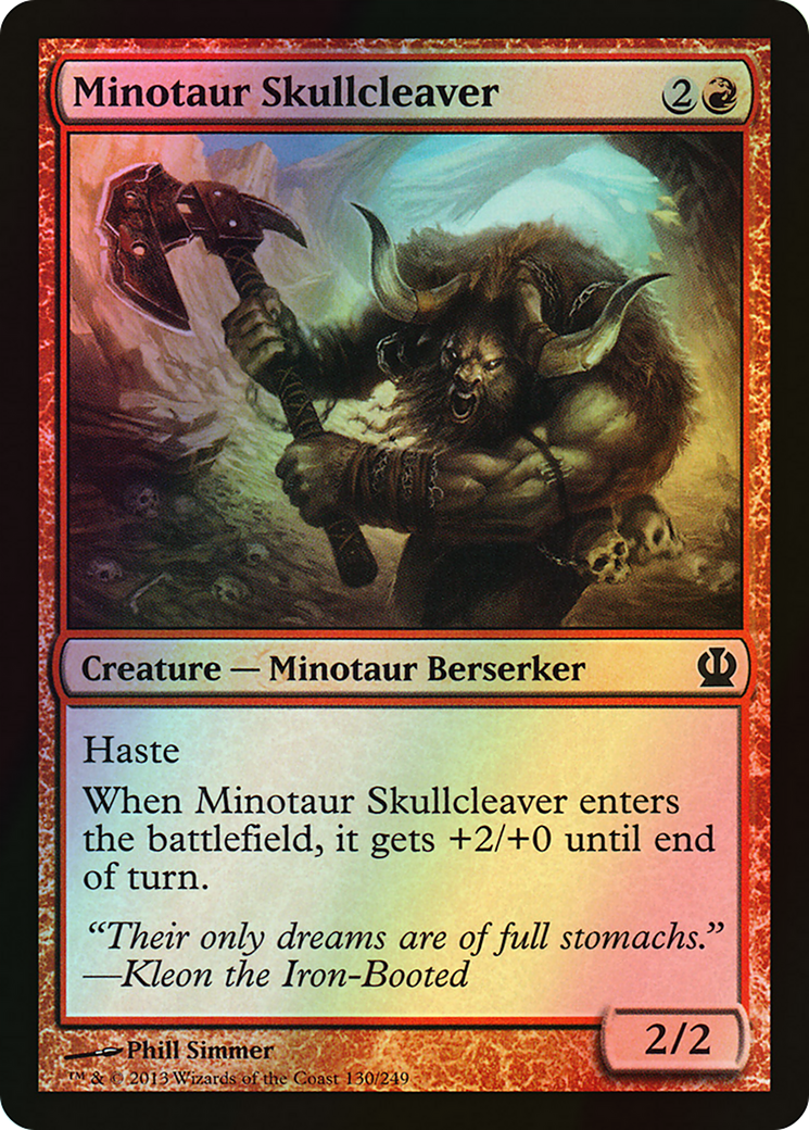 Minotaur Skullcleaver (THS) #130 [EN/F]